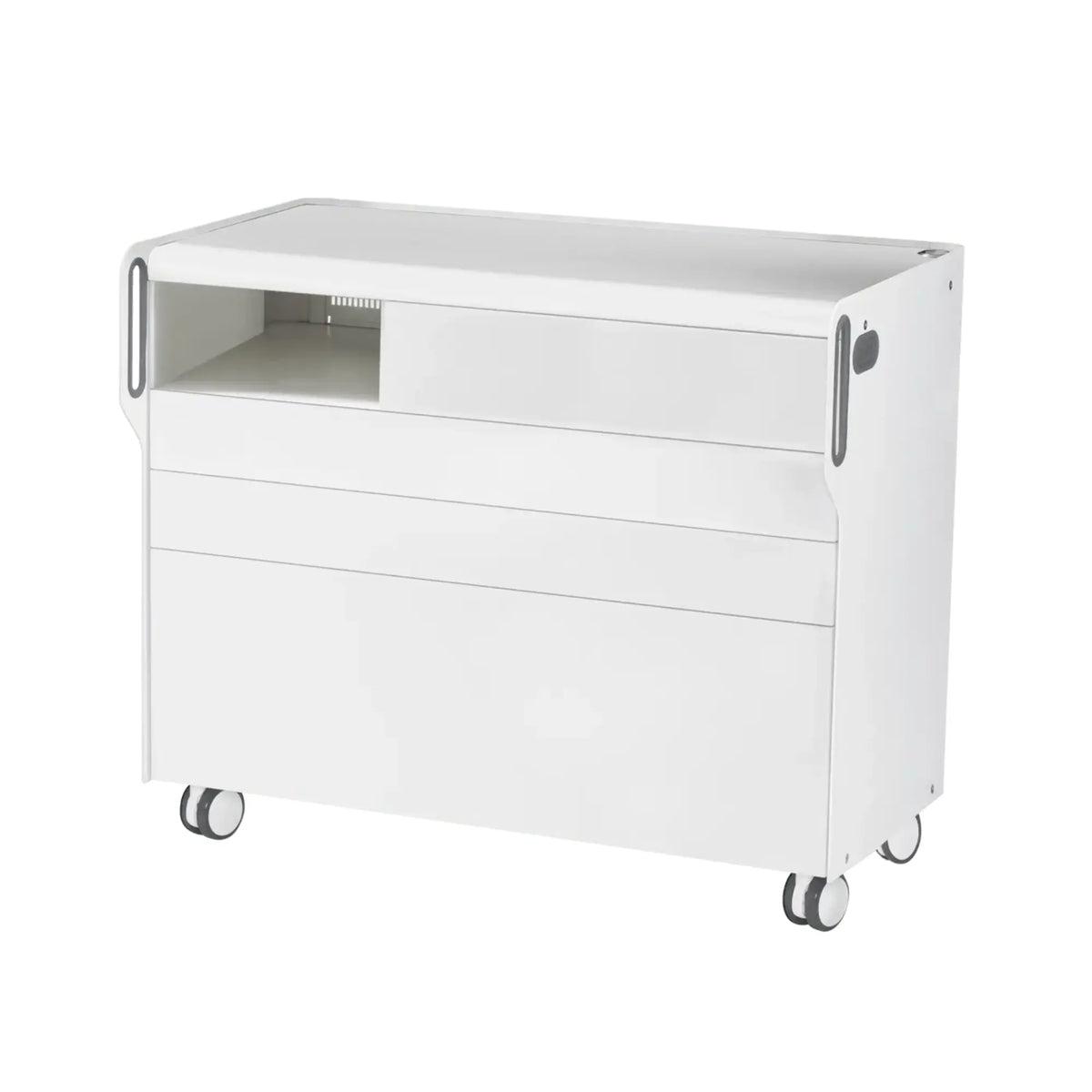 "Room Move" Podiatry Unit - Size L - Ruck Ruck White-3-compartment-micromotor-left-Circle-X
