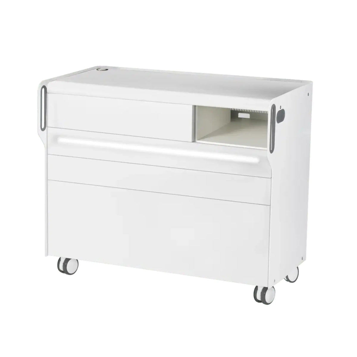 "Room Move" Podiatry Unit - Size L - Ruck Ruck White-3-with-LED-micromotor-compartment-right