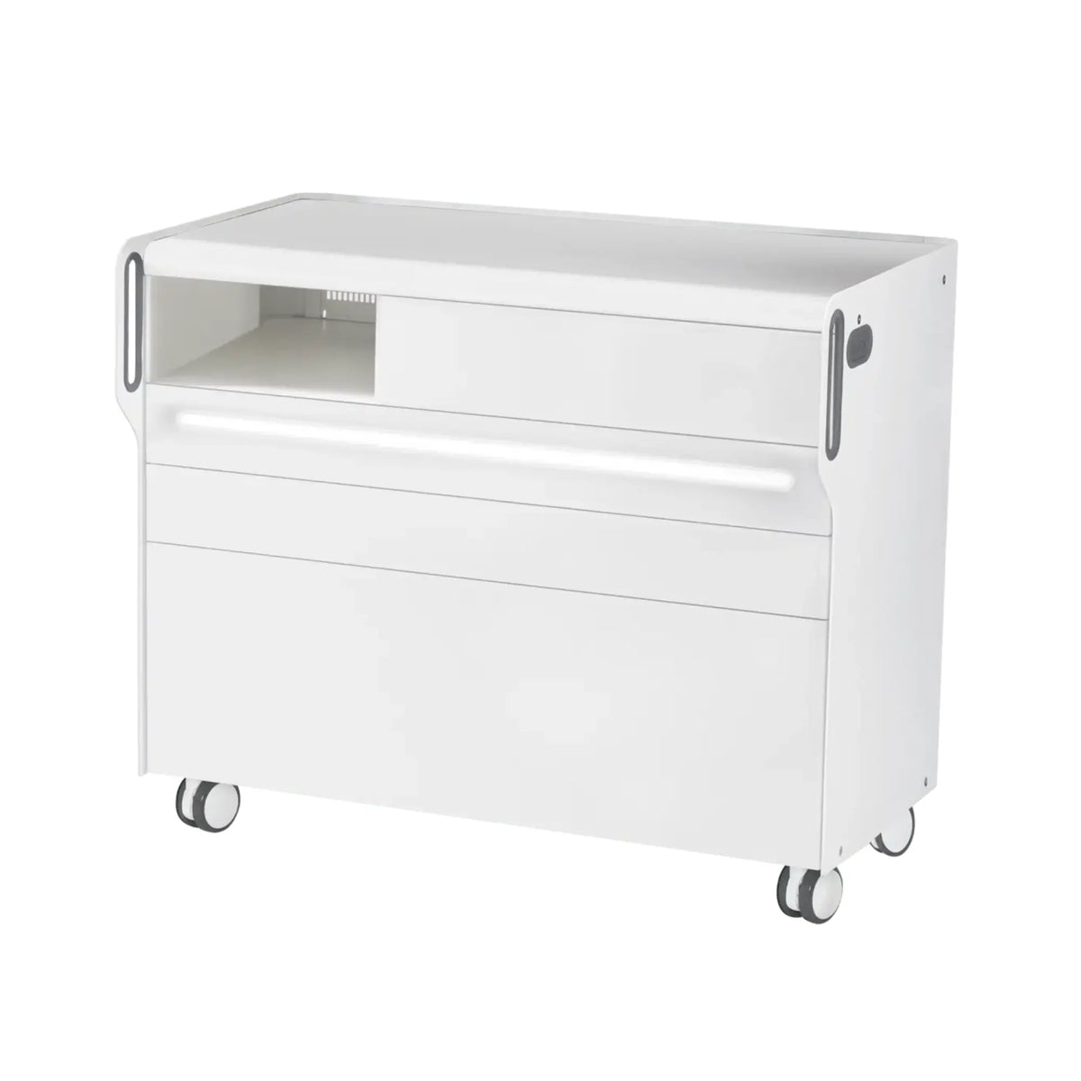 "Room Move" Podiatry Unit - Size L - Ruck Ruck White-3-with-LED-micromotor-compartment-on-the-left