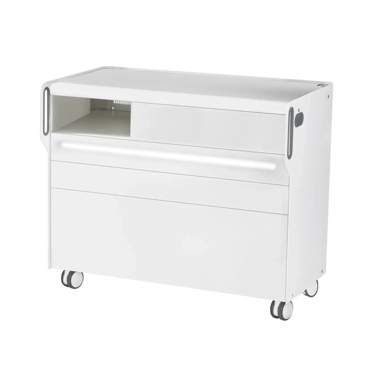 "Room Move" Podiatry Unit - Size L - Ruck Ruck White-3-with-LED-micromotor-compartment-on-the-left