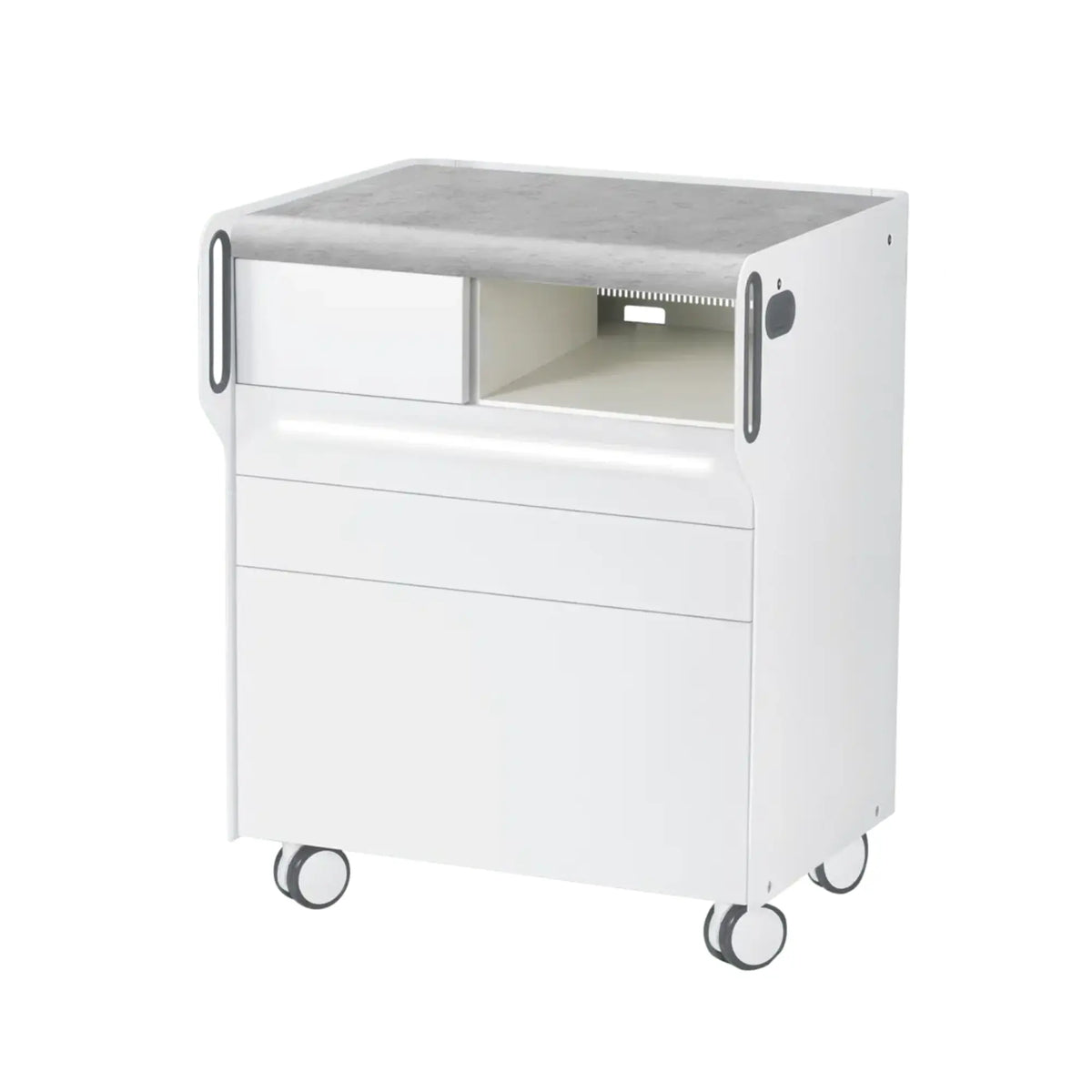 Unidad de Podología "Room Move" - Talla M - Ruck Ruck Hormigón-3-con-compartimento-micromotor-LED-derecho