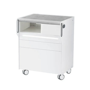 Unidad de Podología "Room Move" - Talla M - Ruck Ruck Hormigón-3-con-compartimento-micromotor-LED-izquierdo