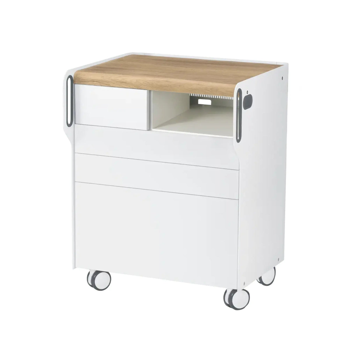 Mueble de Podología "Room Move" - Talla M - Ruck Ruck - Roble - 3 compartimentos - micromotor - derecho - No