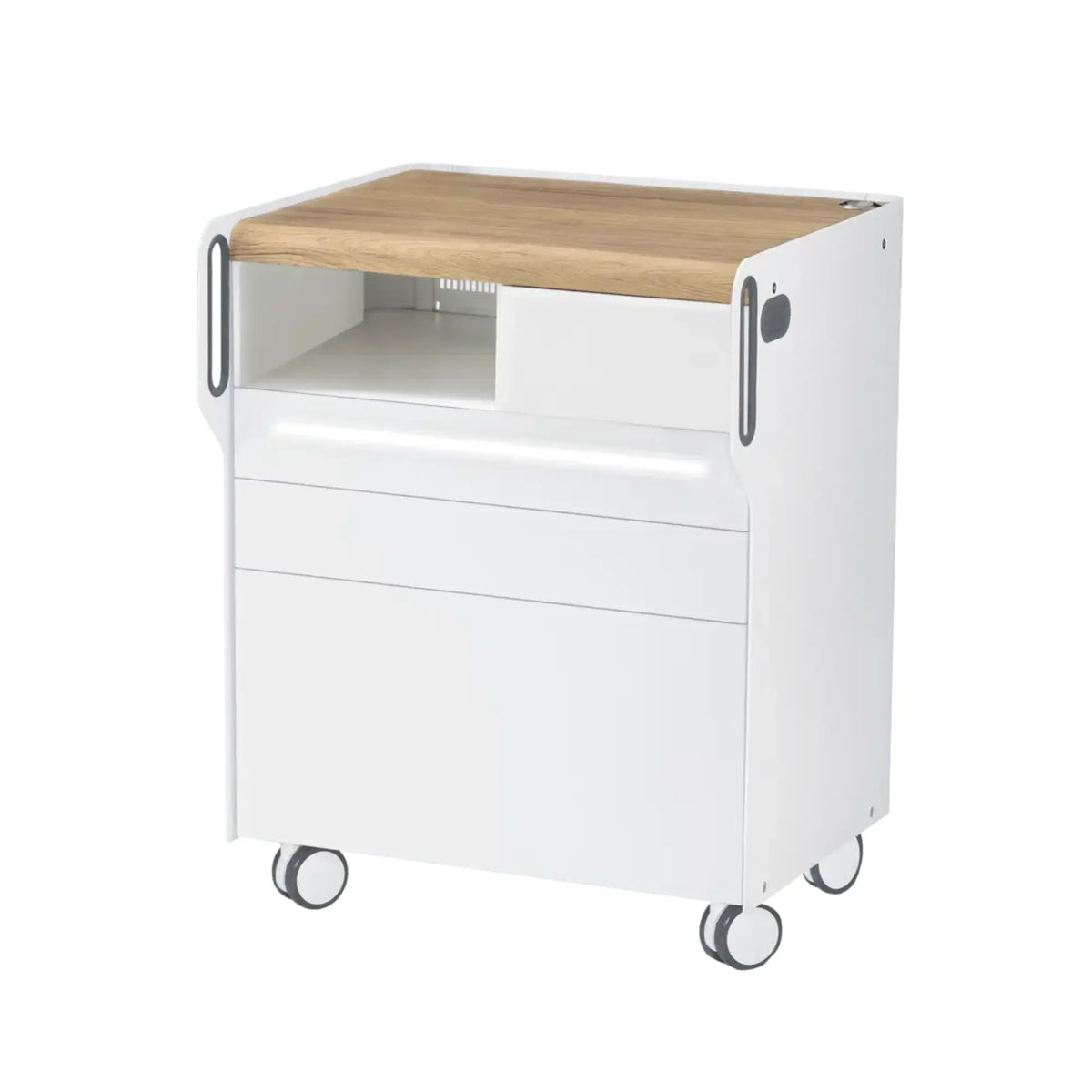 Unidad de Podología "Room Move" - Talla M - Ruck Ruck Roble-3-con-compartimento-micromotor-LED-izquierdo