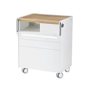 Unidad de Podología "Room Move" - Talla M - Ruck Ruck Roble-3-con-compartimento-micromotor-LED-izquierdo