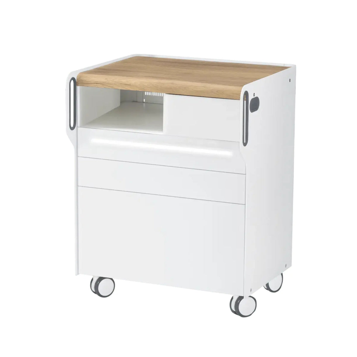 Unidad de Podología "Room Move" - Talla M - Ruck Ruck Roble-3-con-compartimento-micromotor-LED-izquierdo