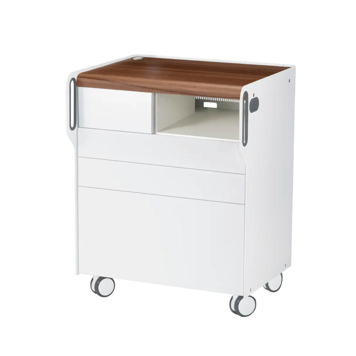 Unidad de Podología "Room Move" - Talla M - Ruck Ruck - Nogal - 3-compartimentos-micromotor-derecho-Circle-X
