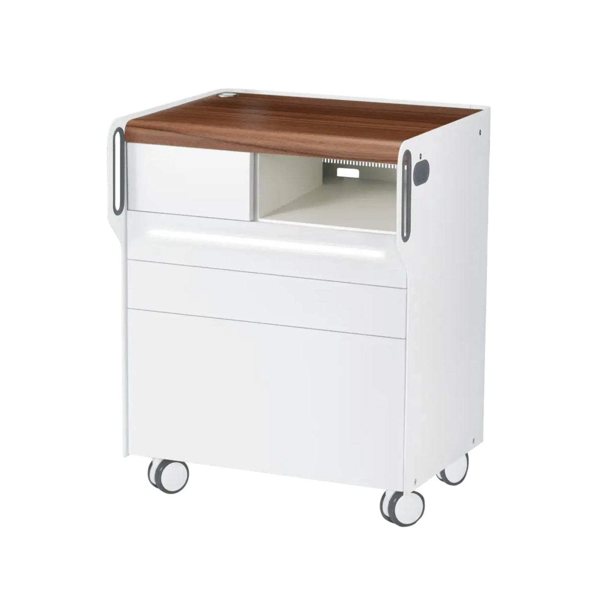 Unidad de Podología "Room Move" - Talla M - Ruck Ruck Nogal-3-con-compartimento-micromotor-LED-derecho