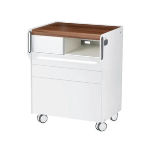 Unidad de Podología "Room Move" - Talla M - Ruck Ruck Nogal-3-con-compartimento-micromotor-LED-derecho