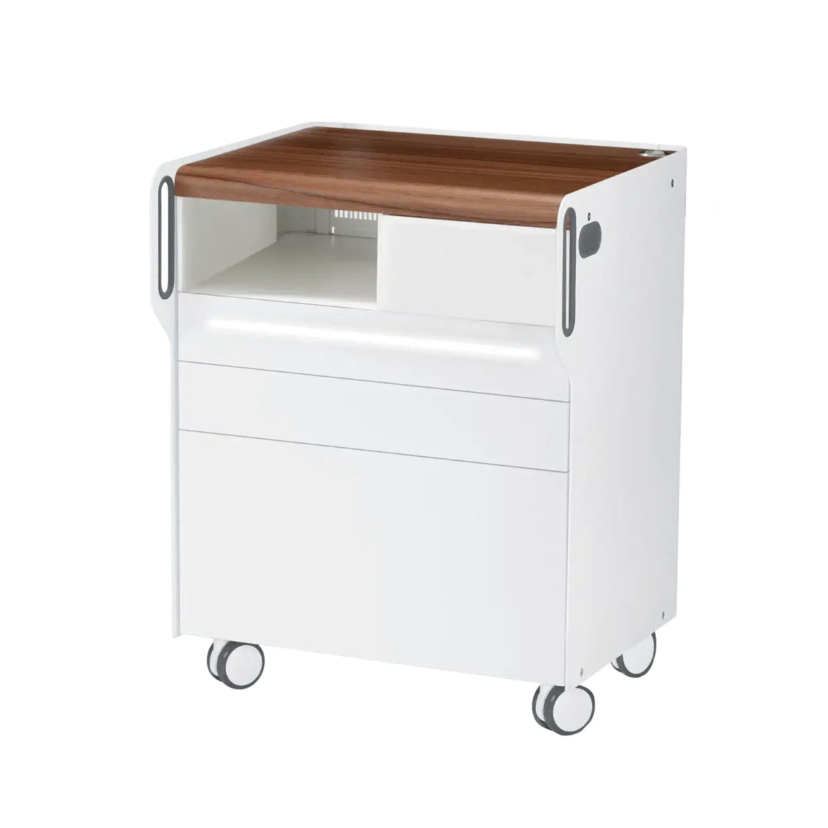 Unidad de Podología "Room Move" - Talla M - Ruck Ruck Nogal-3-con-compartimento-micromotor-LED-izquierdo