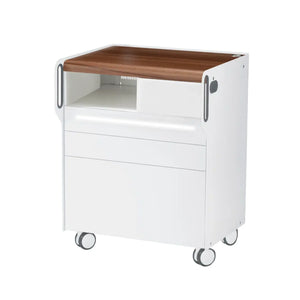 Unidad de Podología "Room Move" - Talla M - Ruck Ruck Nogal-3-con-compartimento-micromotor-LED-izquierdo