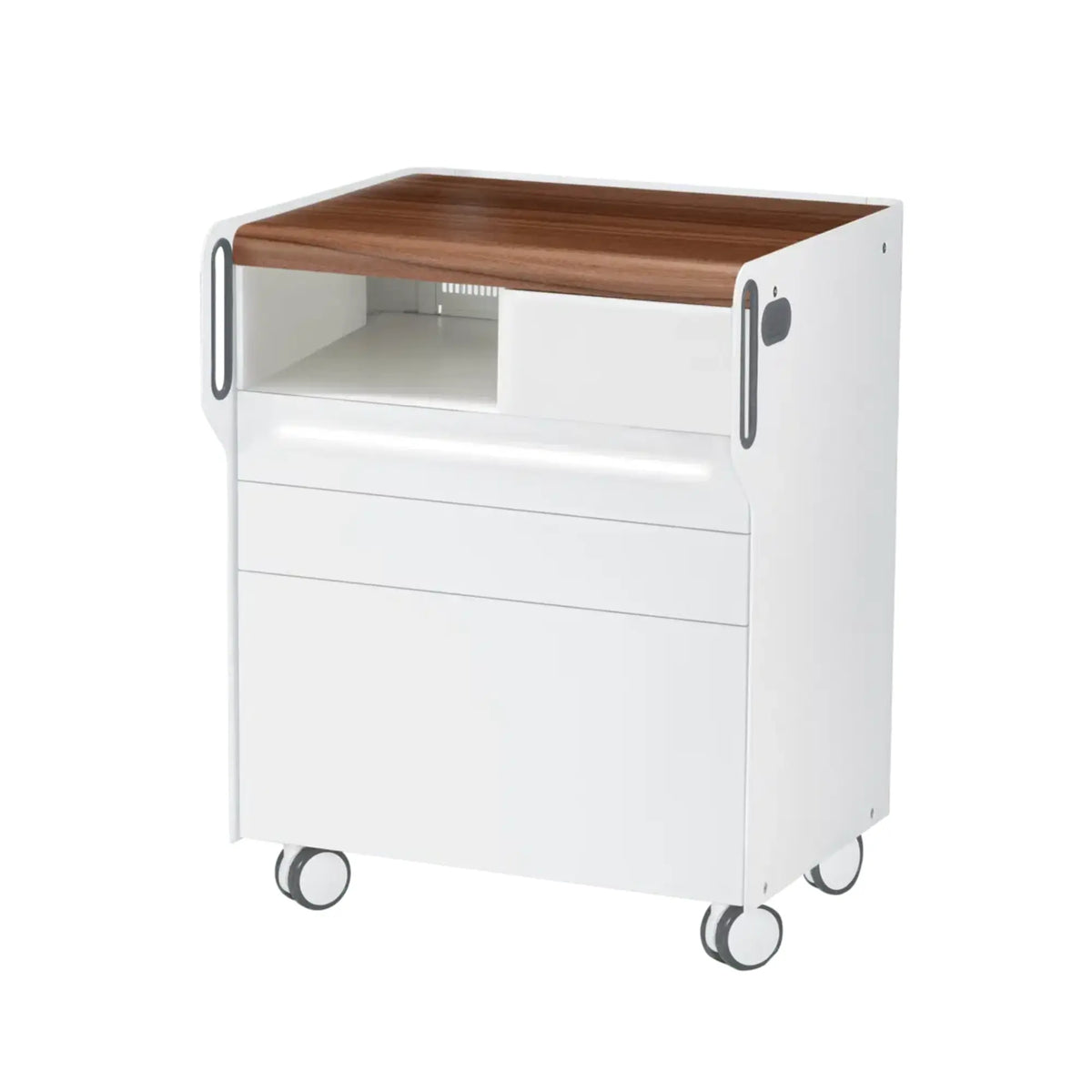 Unidad de Podología "Room Move" - Talla M - Ruck Ruck Nogal-3-con-compartimento-micromotor-LED-izquierdo