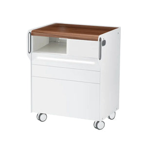 Unidad de Podología "Room Move" - Talla M - Ruck Ruck Nogal-3-con-compartimento-micromotor-LED-izquierdo