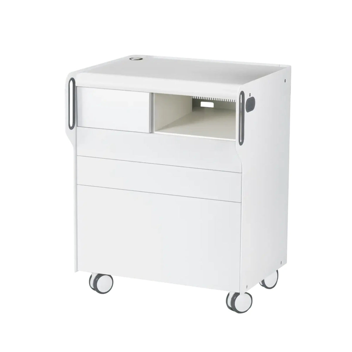 Mueble de Podología "Room Move" - Talla M - Ruck Ruck - Blanco - Micromotor-3-compartimentos-derecho-Circle-X