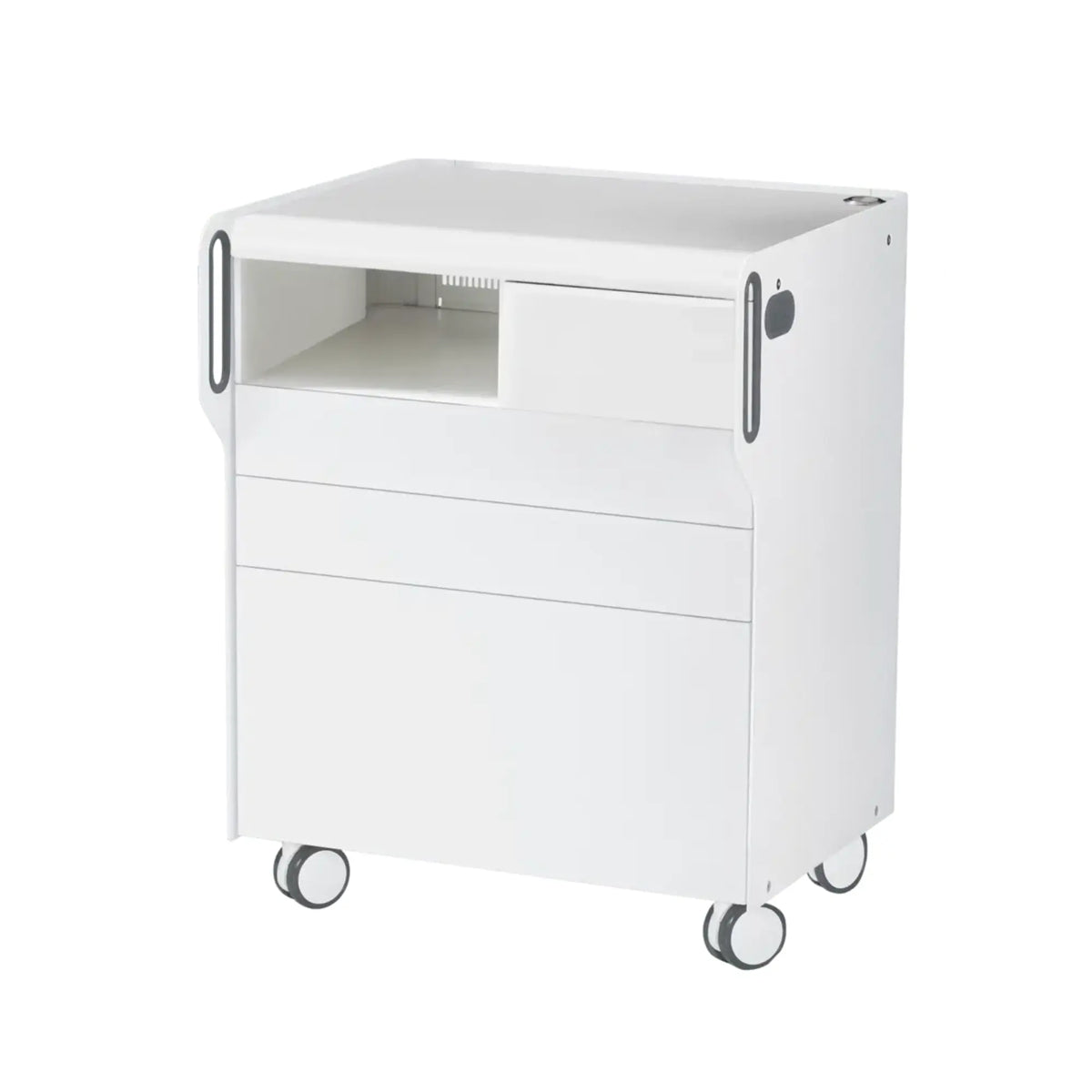 Mueble Podológico "Room Move" - Talla M - Ruck Ruck - Blanco - Micromotor-3-compartimentos-a-la-izquierda-Circle-X