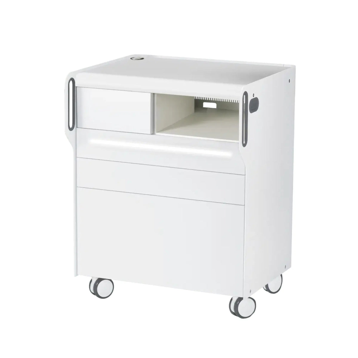 Unidad de Podología "Room Move" - Talla M - Ruck Ruck - Blanco-3-con-compartimento-micromotor-LED-a-la-derecha