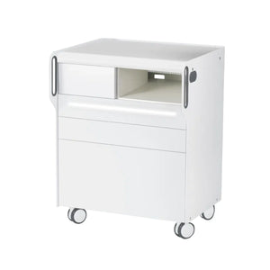 Unidad de Podología "Room Move" - Talla M - Ruck Ruck - Blanco-3-con-compartimento-micromotor-LED-a-la-derecha