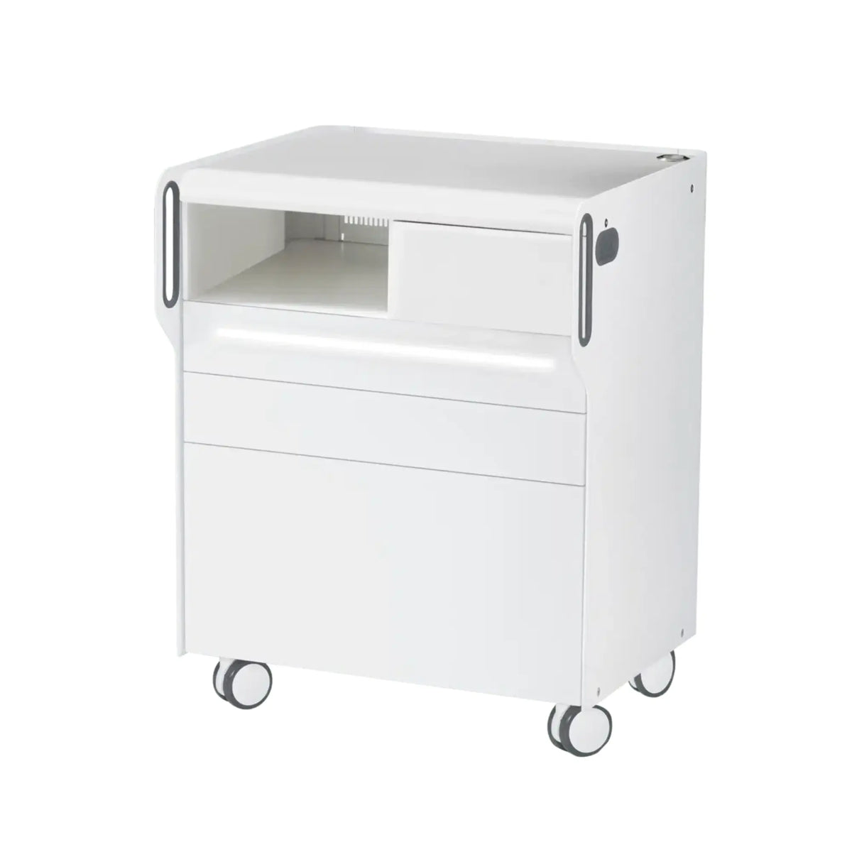 Unidad de Podología "Room Move" - Talla M - Ruck Ruck - Blanco-3-con-compartimento-micromotor-LED-a-la-izquierda