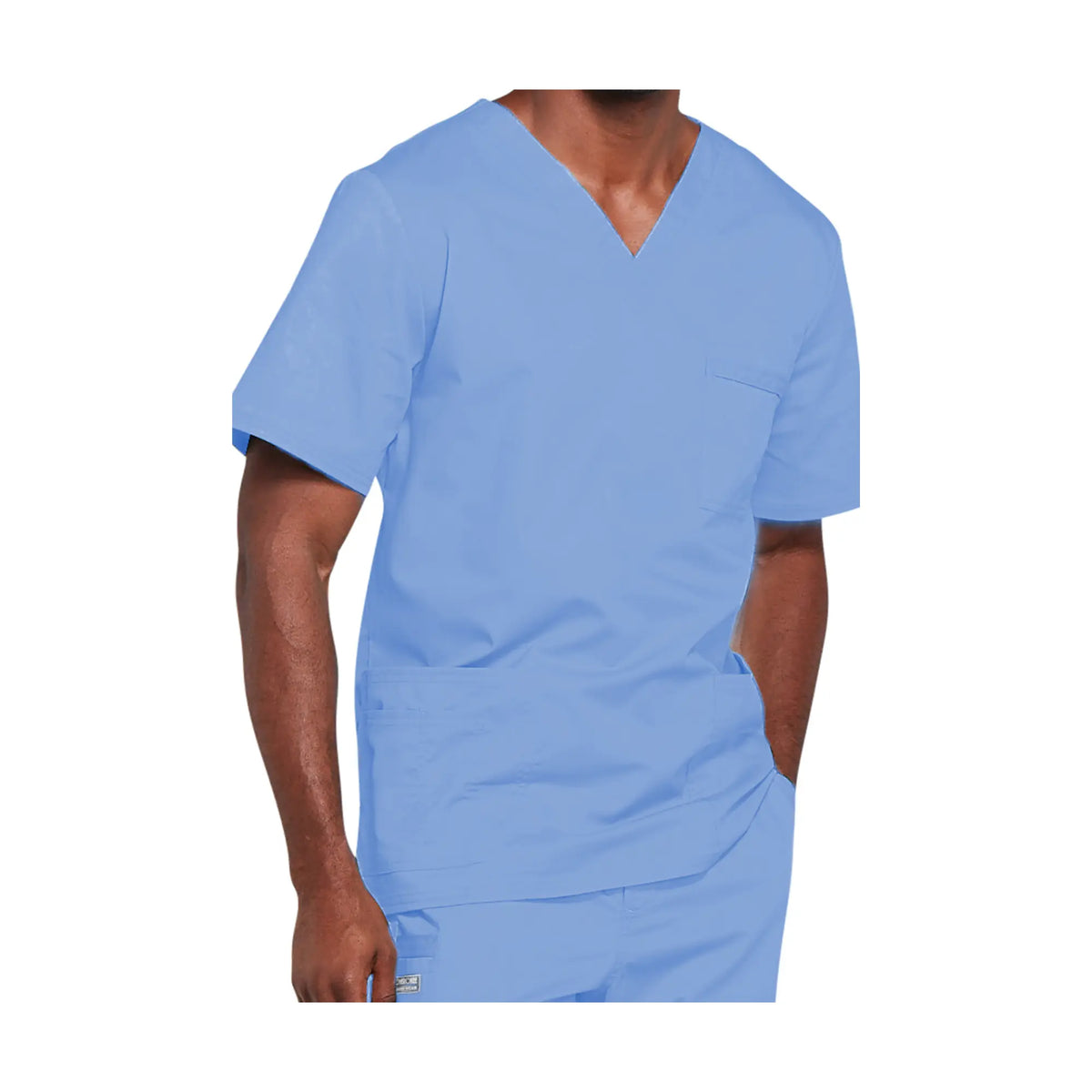 Versailles - Unisex V-Neck Tunic - Unisex - Cherokee Cherokee Authentic Workwear  Sky Blue - 3XL