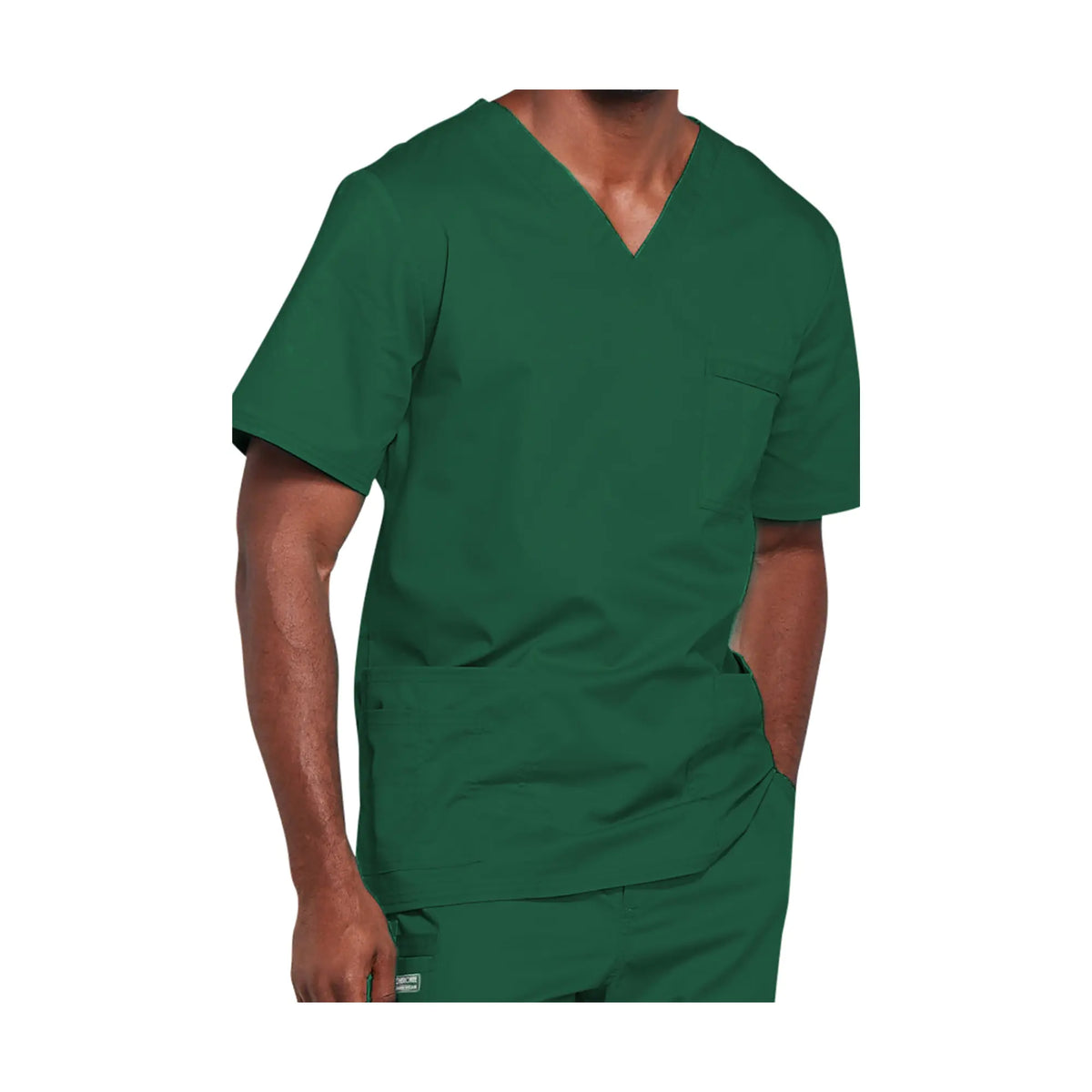 Versailles - Unisex V-Neck Tunic - Unisex - Cherokee Cherokee Authentic Workwear  Hunter Green-3XL