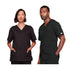 Versailles - Unisex V-Neck Tunic - Unisex - Cherokee Cherokee Authentic Workwear  Black-3XL