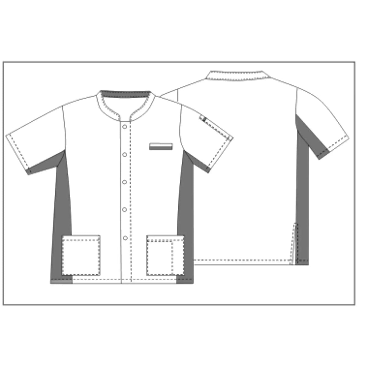 Victor - Short Sleeve Tunic - Unisex - 76 cm