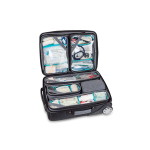 Maleta HOVI Elite Bags - Con Ruedas - Gris/azul - My Podologie