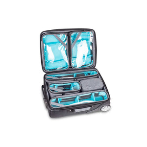 Maleta HOVI Elite Bags - Con Ruedas - Gris/azul - My Podologie