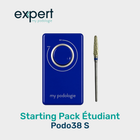 “Home care” student starting pack - 1 blue Podo38S micromotor + 1 tungsten carbide nail cutter