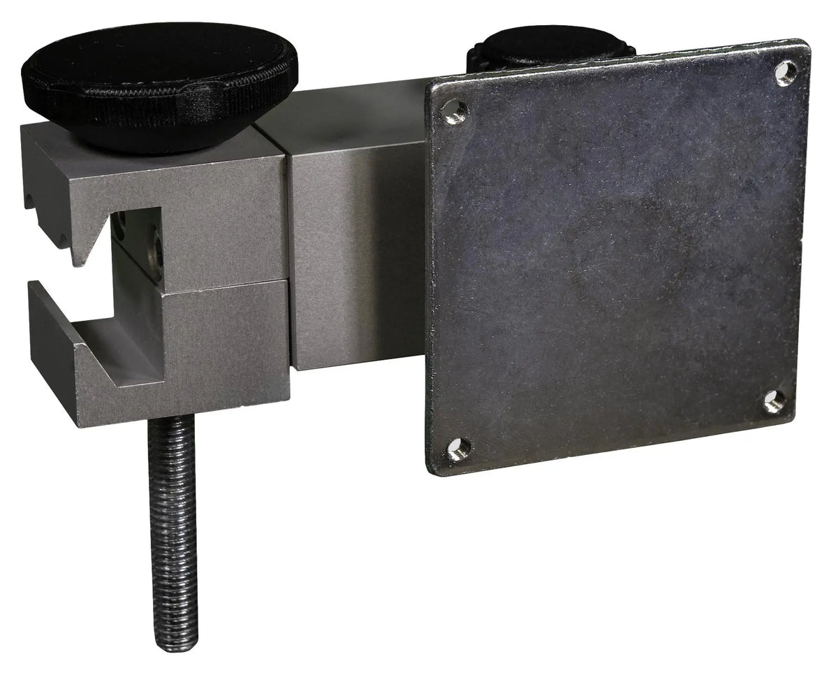 Vice for medical rails vertical and horizontal outlet of the lamp with adapter plate - LID